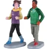 Lemax 02921 - Autumn Jog, Set Of 2 - Figurines* Lemax Figurines