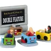 Lemax 33616 - Backyard Drive-In, Set Of 4 - Table Pieces* Lemax Table Pieces