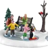 Lemax 93424 - Beginner Skaters - Table Pieces* Lemax Table Pieces