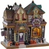 Lemax 05610 - Black Cat Halloween Decor - Spooky Town Houses* Lemax Spooky Town Houses