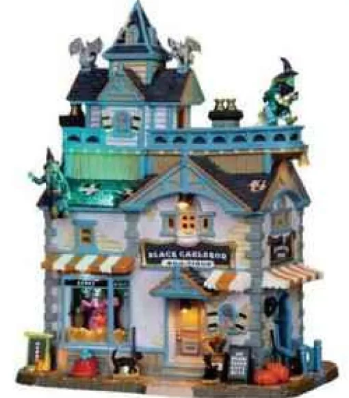 Lemax 05005 - Black Cauldron Boo-Tique, With 4.5V Adaptor (No Color Box) - Spooky Town Houses* Lemax Spooky Town Houses