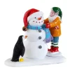 Lemax 22134 - Building A Snowman - Christmas Village Figurines* Lemax Figurines