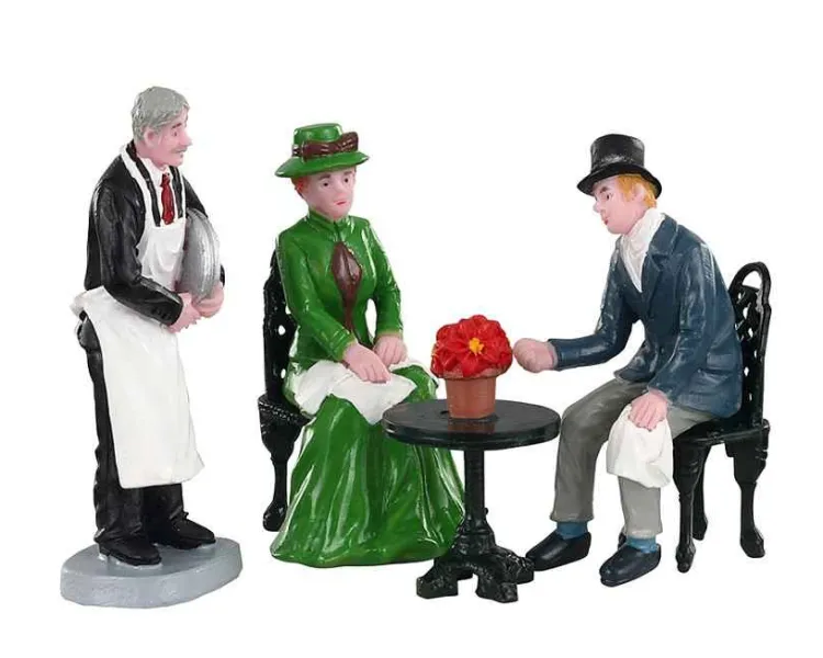Lemax 02925 - Cafe Society, Set Of 4 - Figurines* Lemax Figurines