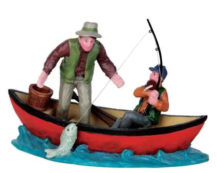 Lemax 52344 - Canoe Catch - Christmas Figurines* Lemax Figurines