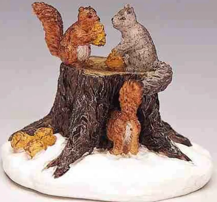 Lemax 32693 - Chipmunks - Christmas Village Figurines* Lemax Figurines