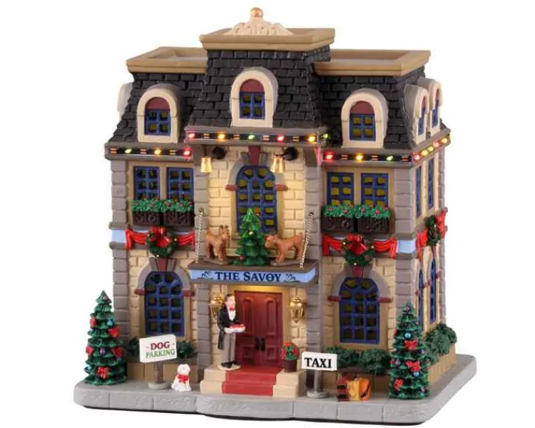 Lemax 15737 - Christmas At The Savoy, With 4.5V Adaptor - Caddington Village* Lemax Caddington Village