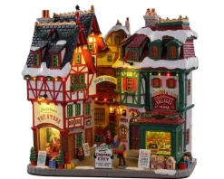 Lemax 15739 - Christmas City, Battery-Operated (4.5V) - Facades* Lemax Facades