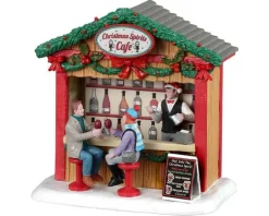 Lemax 23605 - Christmas Spirits Cafe - Christmas Village Table Pieces* Lemax Table Pieces