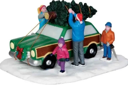 Lemax 43081 - Christmas Tree Transport - Christmas Village Table Pieces* Lemax Table Pieces