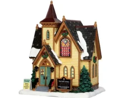 Lemax 55960 - Church Potluck Supper - Caddington Village Christmas Houses & Buildings* Lemax Caddington Village