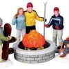 Lemax 04223 - Fire Pit, Set Of 5, B/O (4.5V) - Christmas Village Table Pieces* Lemax Table Pieces