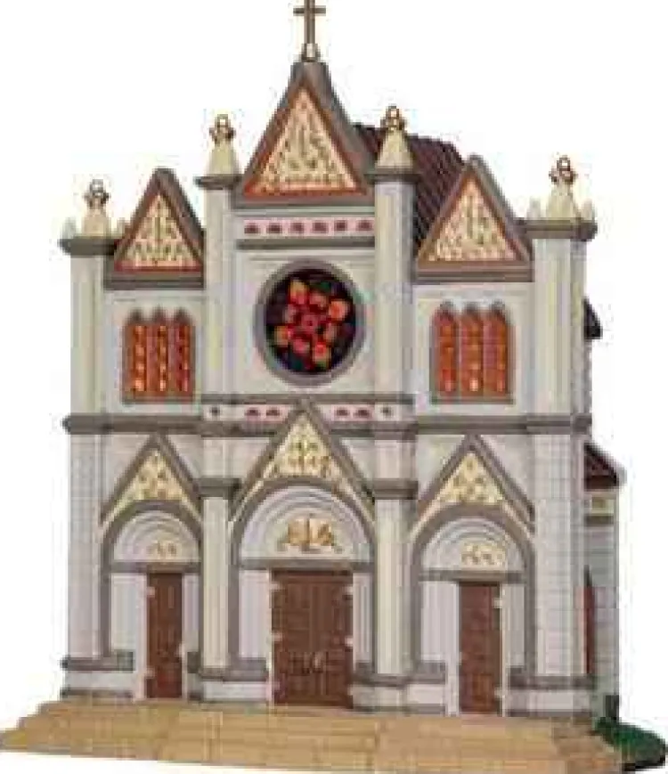 Lemax 25403 - French Cathedral - Caddington Village Christmas Houses & Buildings* Lemax Caddington Village