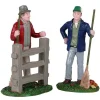 Lemax 12017 - Friendly Neighbors, Set Of 2 - Figurines* Lemax Figurines