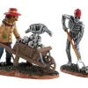 Lemax 82573 - Ghoulish Gardeners, Set Of 2 - Spooky Town Figurines* Lemax Spooky Town Figurines
