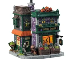 Lemax 95458 - Ghouly Grocer - Spooky Town Houses* Lemax Spooky Town Houses