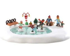 Lemax 84352 - Gingerbread Skating Pond, Battery-Operated (4.5V) - Sugar N Spice Accessories* Lemax Sugar N Spice Accessories
