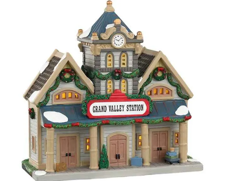 Lemax 05669 - Grand Valley Station - Caddington Village* Lemax Caddington Village