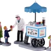 Lemax 12037 - Happy Scoops Ice Cream Cart, Set Of 5 - Figurines* Lemax Figurines