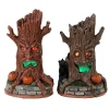 Lemax 34072 - Haunted Tree Trunks, Set Of 2, Battery-Operated (4.5-Volt) - Spooky Town Accessories* Lemax Spooky Town Accessories