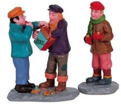 Lemax 62281 - Kids Finishing Christmas Cookies, Set Of 2 - Christmas Village Figurines* Lemax Figurines