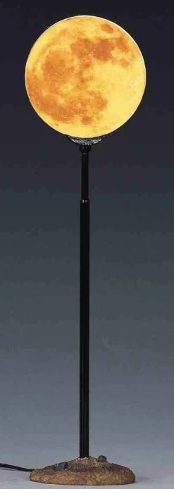 Lemax 44136 - Lighted Moon, Battery-Operated - Spooky Town Halloween Village Accessories* Lemax Spooky Town Accessories