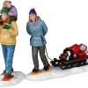 Lemax 22148 - Long Day Snowshoeing, Set Of 2 - Christmas Village Figurines* Lemax Figurines