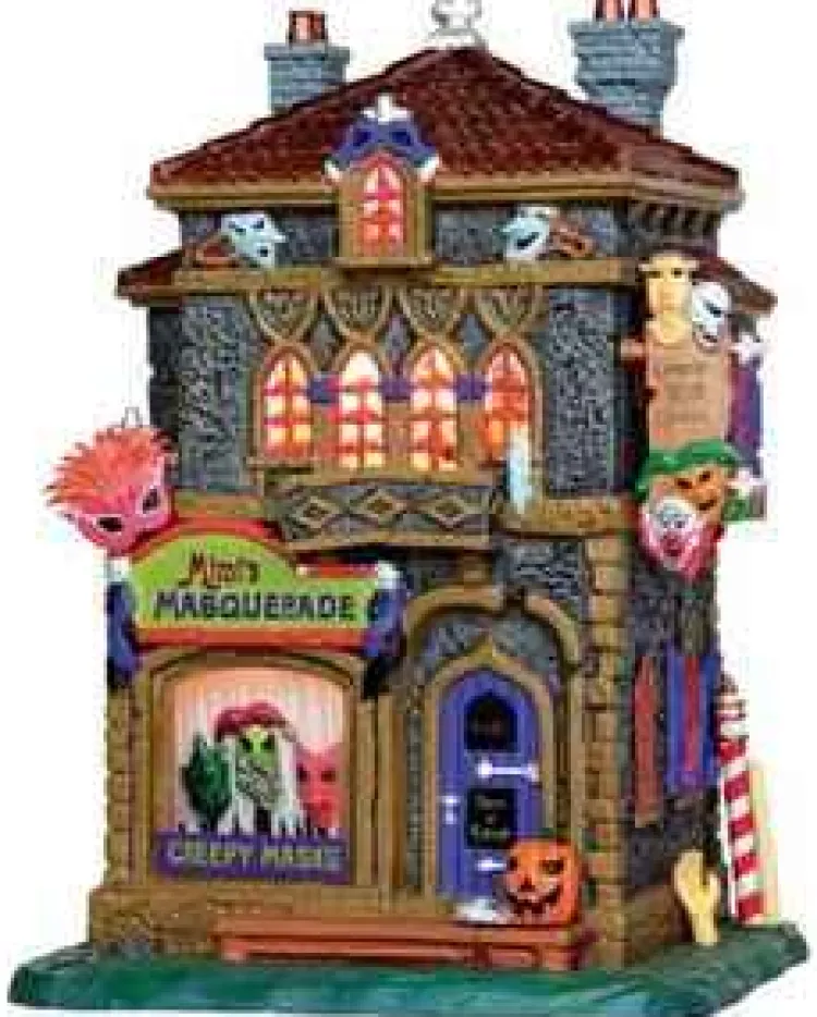 Lemax 35497 - Mimi's Masquerade - Spooky Town Halloween Village Houses & Buildings* Lemax Spooky Town Houses