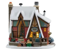 Lemax 15745 - Mountain Holiday Reunion - Vail Village* Lemax Vail Village