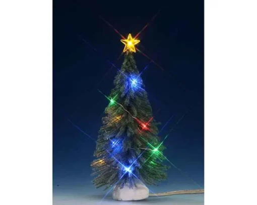 Lemax 74268 - Multi Light Spruce, Medium, Battery-Operated (4.5V) - Trees* Lemax Trees