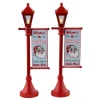 Lemax 34091 - North Pole Lamppost, Set Of 2, Battery-Operated (4.5-Volt) - Misc. Accessories* Lemax Santa's Wonderland
