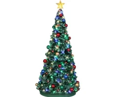 Lemax 24954 - Outdoor Holiday Tree, Battery-Operated (4.5-Volt) - Christmas Village Trees* Lemax Trees