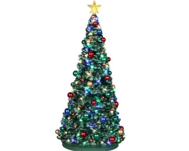 Lemax 24954 - Outdoor Holiday Tree, Battery-Operated (4.5-Volt) - Christmas Village Trees* Lemax Trees