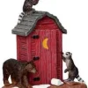 Lemax 24492 - Outhouse Marauders - Christmas Village Misc. Accessories* Lemax Misc. Accessories