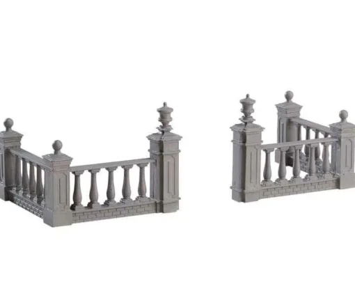 Lemax 74237 - Plaza Fence, Set Of 4 - Misc. Accessories* Lemax Misc. Accessories