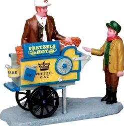 Lemax 42238 - Pretzel King Pretzel Cart - Christmas Village Figurines* Lemax Figurines