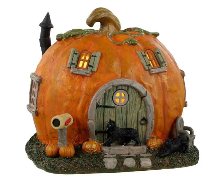 Lemax 34082 - Pumpkin Cottage, Battery-Operated (3V) - Spooky Town Accessories* Lemax Spooky Town Accessories