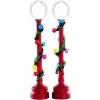 Lemax 74229 - Red Globe Street Lamp, Set Of 2, Battery-Operated (4.5V) - Misc. Accessories* Lemax Misc. Accessories
