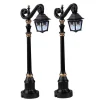 Lemax 24987 - Skeleton Deco Lamp, Set Of 2, Battery-Operated (4.5-Volt) - Spooky Town Halloween Village Accessories* Lemax Spooky Town Accessories