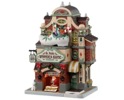 Lemax 35069 - St. Nick's Wooden Shoe Shop - Caddington Village* Lemax Caddington Village