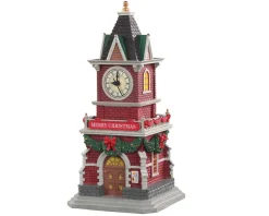 Lemax 05679 - Tannenbaum Clock Tower, Battery-Operated (1.5V) - Caddington Village* Lemax Caddington Village