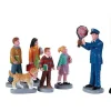 Lemax 92753 - The Crossing Guard, Set Of 8 - Figurines* Lemax Figurines