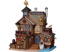 Lemax 25907 - The Salty Sea Dog Tavern - Plymouth Corners Christmas Village Houses & Buildings* Lemax Plymouth Corners