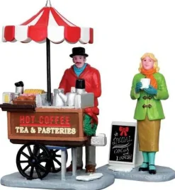 Lemax 42263 - Winter Refreshments, Set Of 2 - Christmas Village Figurines* Lemax Figurines