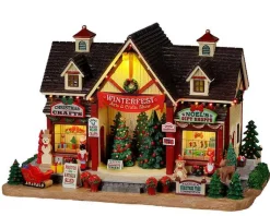 Lemax 25865 - Winterfest Arts & Crafts Show, With 4.5-Volt Adap - Caddington Village Christmas Houses & Buildings* Lemax Caddington Village