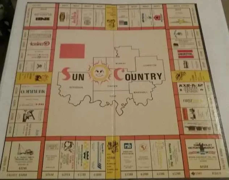 Vintage Board Games Sun Country - Heritage Press* Vintage Board Games